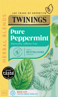 TWININGS Pure Peppermint - 20 Teabags 40g