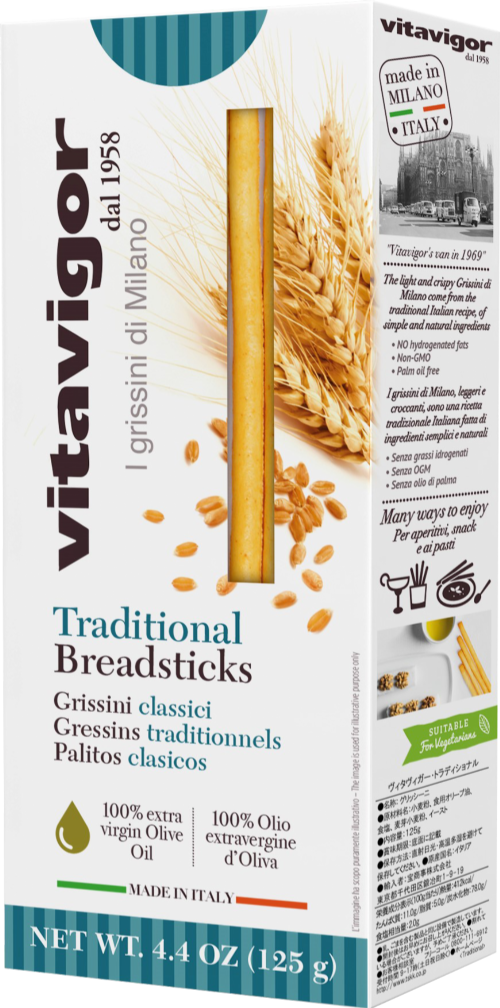 VITA VIGOR Grissini Breadsticks - Traditional 125g