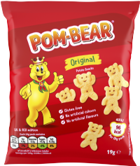 POM-BEAR Teddy Shaped Potato Snacks - Original 19g
