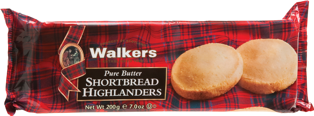 WALKERS Shortbread Highlanders - Cello Pack 200g
