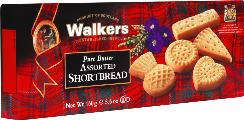 WALKERS Assorted Shortbread 160g