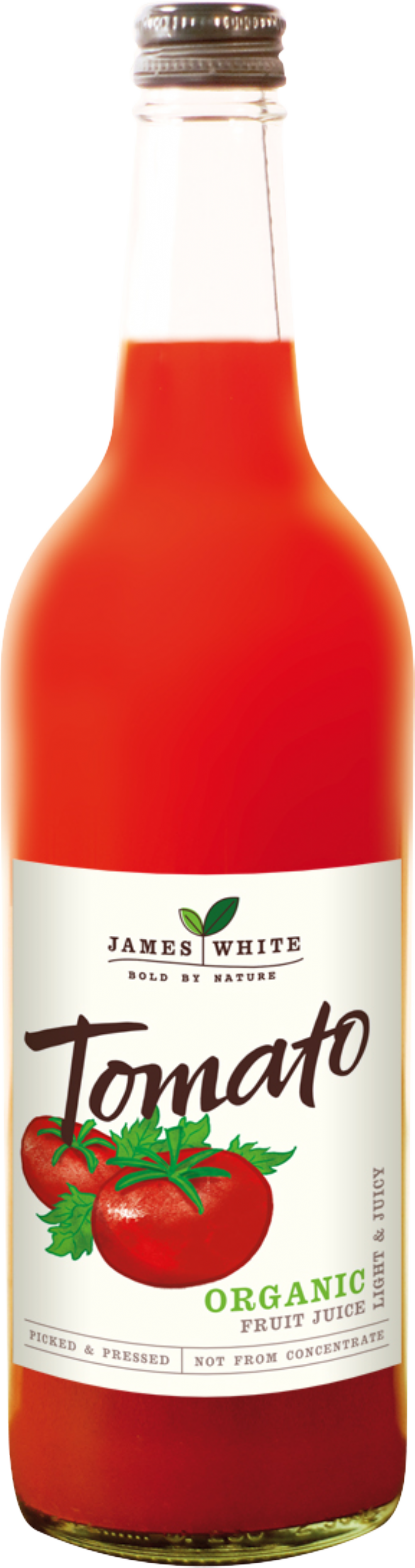 JAMES WHITE Organic Tomato Juice 75cl
