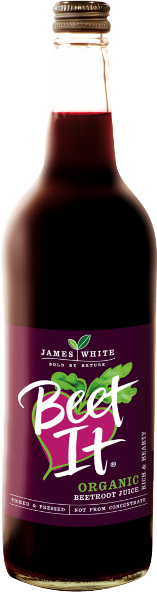 JAMES WHITE Beet It Organic Beetroot Juice 75cl