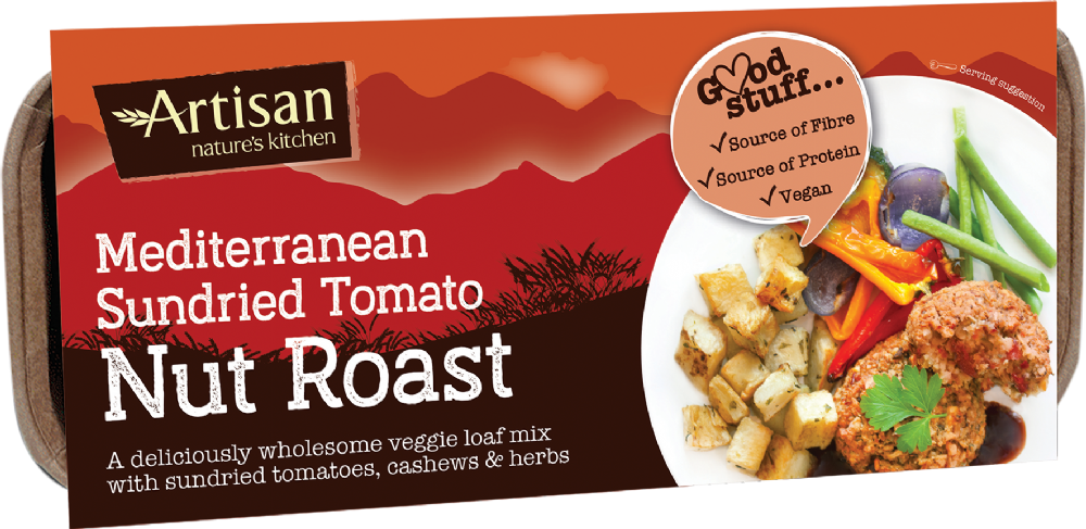 ARTISAN GRAINS Nut Roast - Med. Sundried Tomato 200g