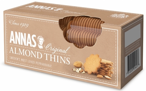 ANNAS Almond Thins 150g