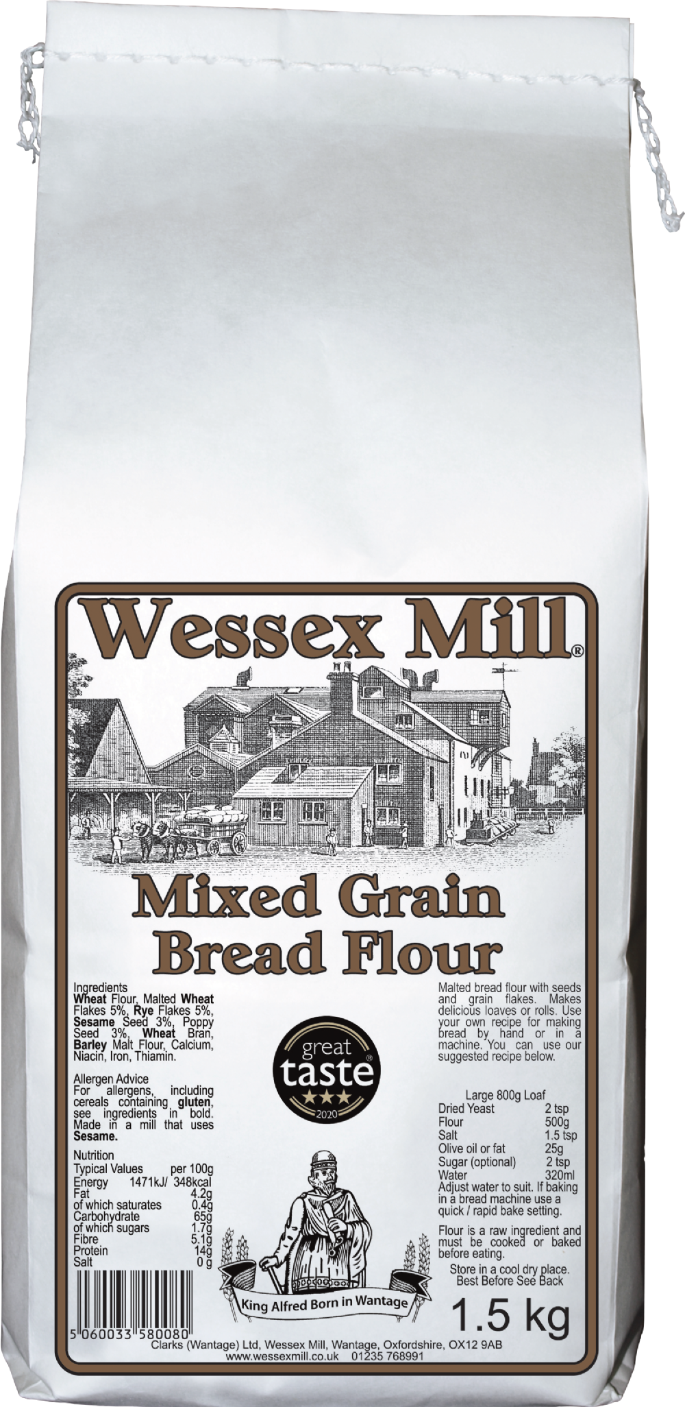 WESSEX MILL Mixed Grain Bread Flour 1.5kg