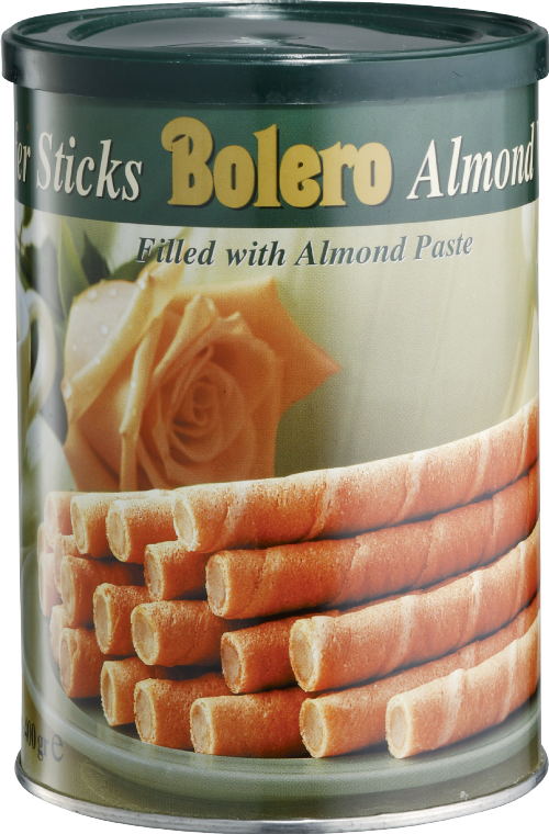 BOLERO Almond Wafer Sticks 400g