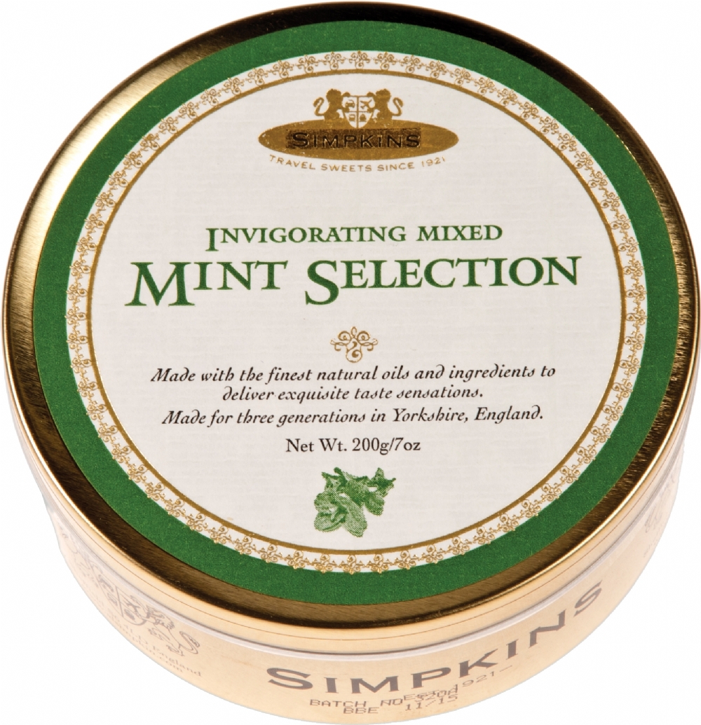 SIMPKINS Invigorating Mixed Mint Selection - Tin 200g