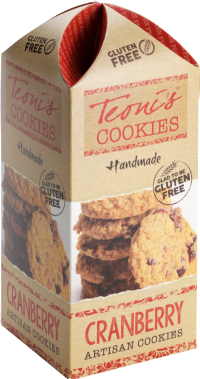 TEONI'S Gluten Free Cranberry Oat Crumble Cookies 200g