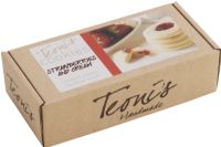 TEONI'S Strawberries & Cream Butter Shortbread Biscuits 170g