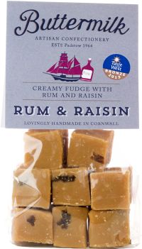 BUTTERMILK Rum & Raisin Fudge 175g