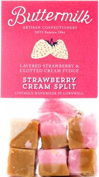 BUTTERMILK Strawberry Cream Split Fudge 175g
