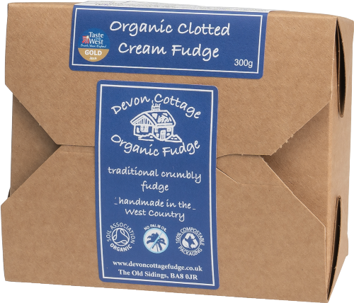 DEVON COTTAGE Organic Clotted Cream Fudge - Box 300g