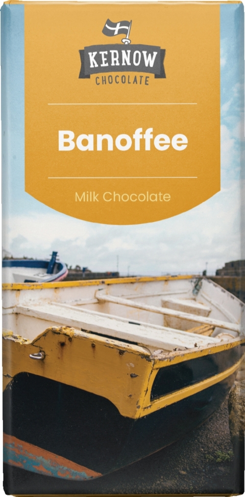 KERNOW Banoffee Milk Chocolate Bar 95g