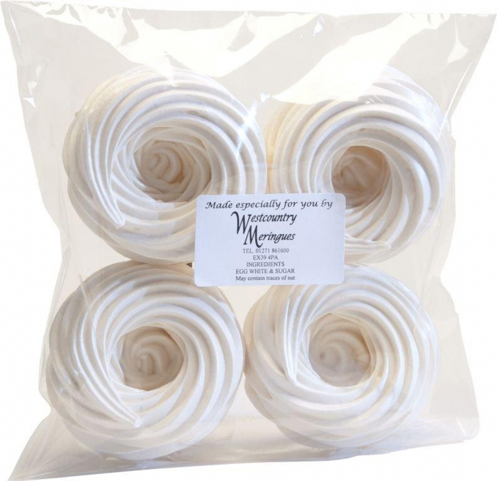 WEST COUNTRY 4 Large Meringue Nests - Cello