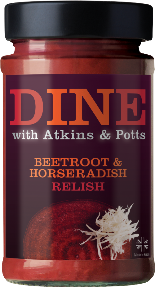 ATKINS & POTTS Beetroot & Horseradish Relish 230g
