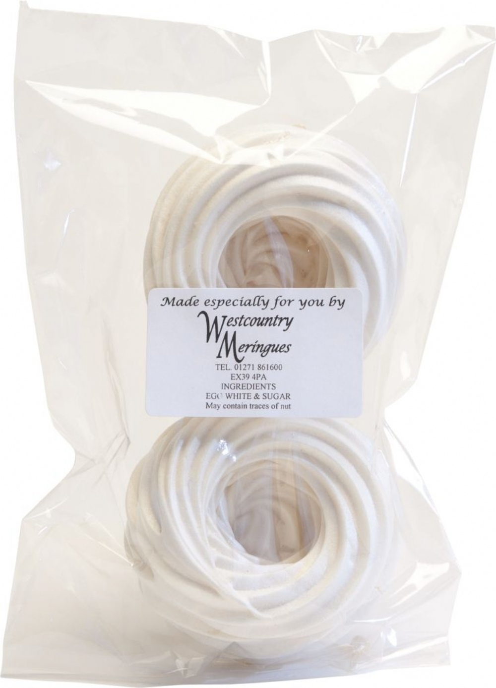 WEST COUNTRY 2 Large Meringue Nests - Cello