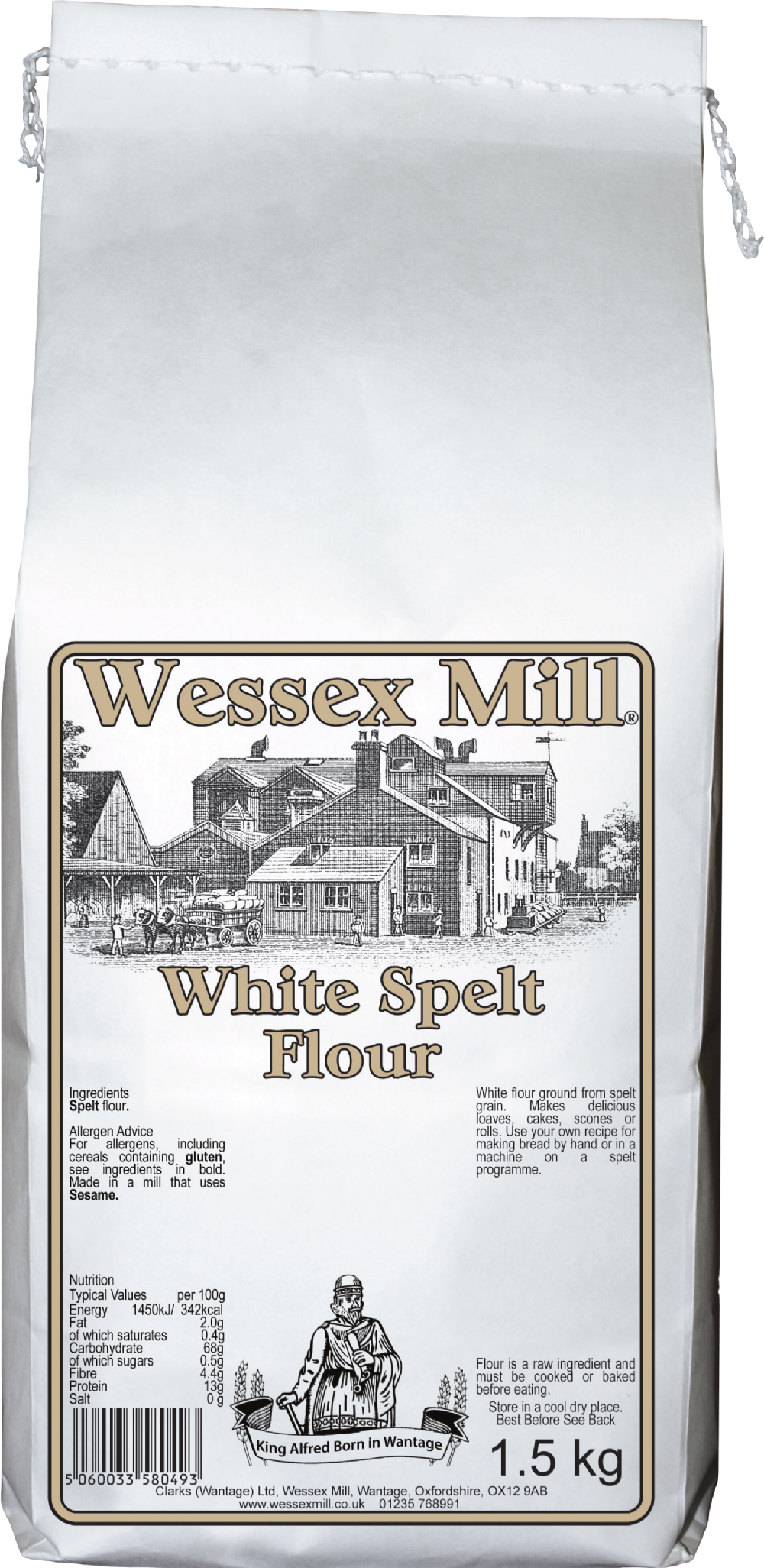 WESSEX MILL White Spelt Flour 1.5kg