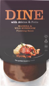 ATKINS & POTTS Madeira & Wild Mushroom Finishing Sauce 350g (5060103391509)