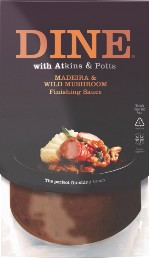 ATKINS & POTTS Madeira & Wild Mushroom Finishing Sauce 350g