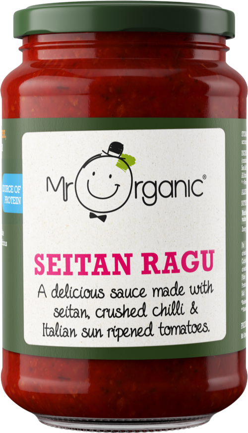 MR ORGANIC Vegetarian Seitan Ragu Pasta Sauce 350g