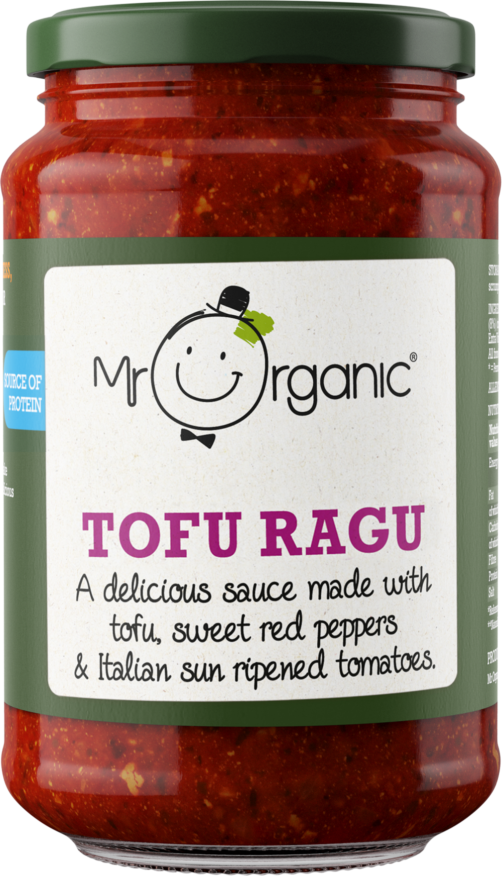 MR ORGANIC Vegetarian Tofu Ragu Pasta Sauce 350g