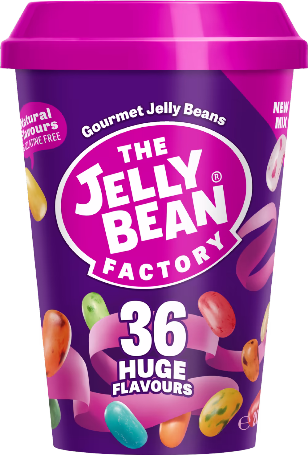 THE JELLY BEAN FACTORY 36 Huge Flavours Mix - Cup 200g