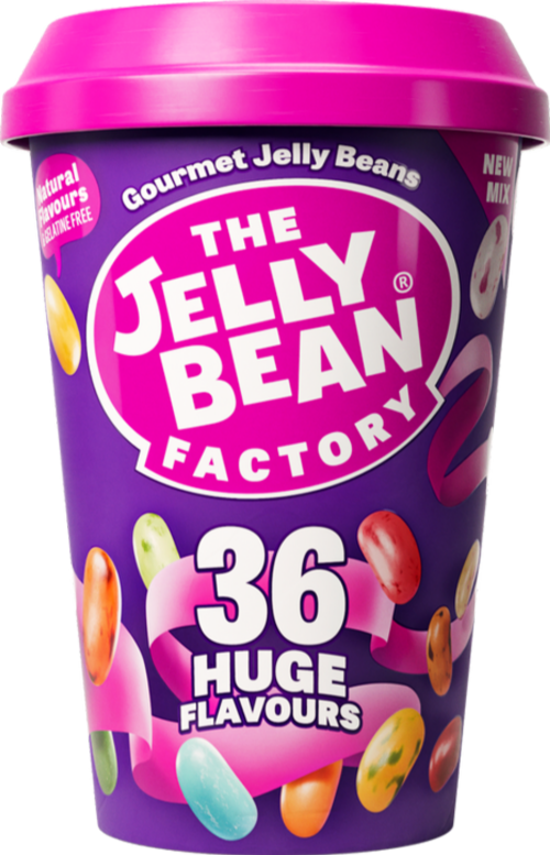 JELLY BEAN FACTORY 36 Huge Flavours Mix - Cup 200g