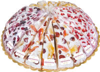 QUARANTA Four Fruits Soft Nougat Cake (individually wrapped slices) 165g