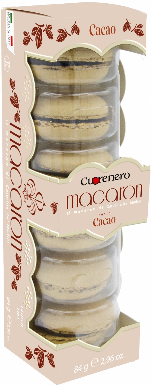 CUORENERO Macaron - Cocoa 84g