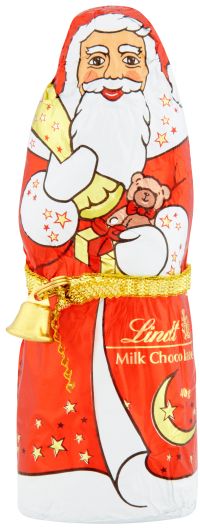 LINDT Milk Chocolate Santa 40g