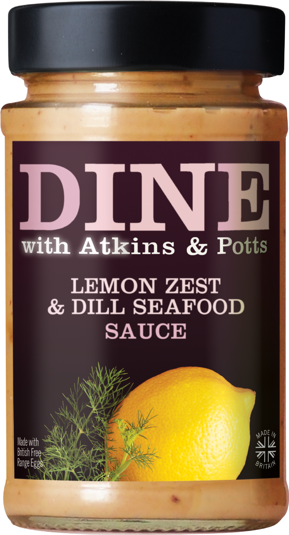 ATKINS & POTTS Lemon Zest & Dill Seafood Sauce 205g