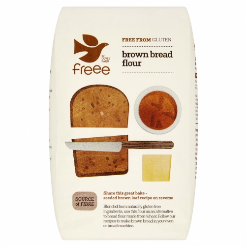 DOVES FARM Gluten Free Brown Bread Flour 1kg