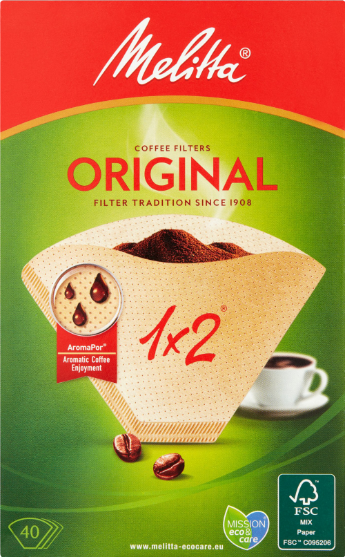 MELITTA Coffee Filter Papers 40's 1x2