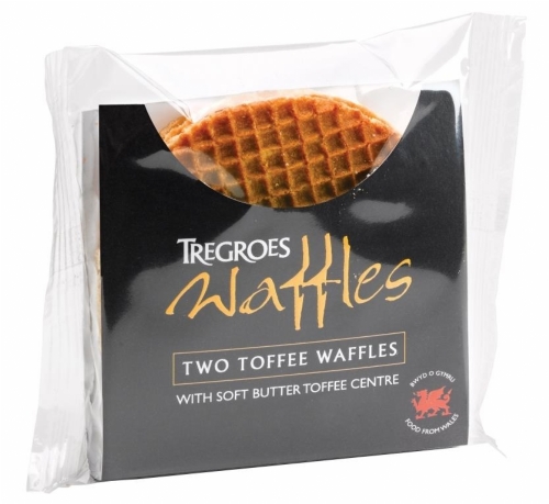 TREGROES 2 Toffee Waffles Snack Pack