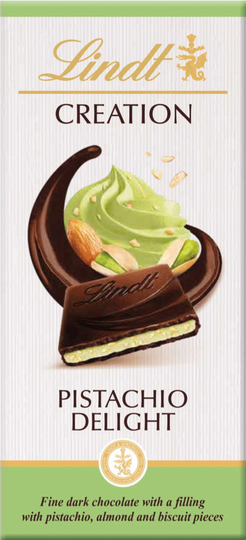 LINDT Creation Pistachio Delight Dark Chocolate Bar 150g
