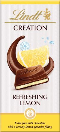 LINDT Creation Bar - Refreshing Lemon Milk Chocolate 150g