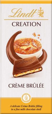 LINDT Creation Bar - Crème Brûlée Milk Chocolate 150g