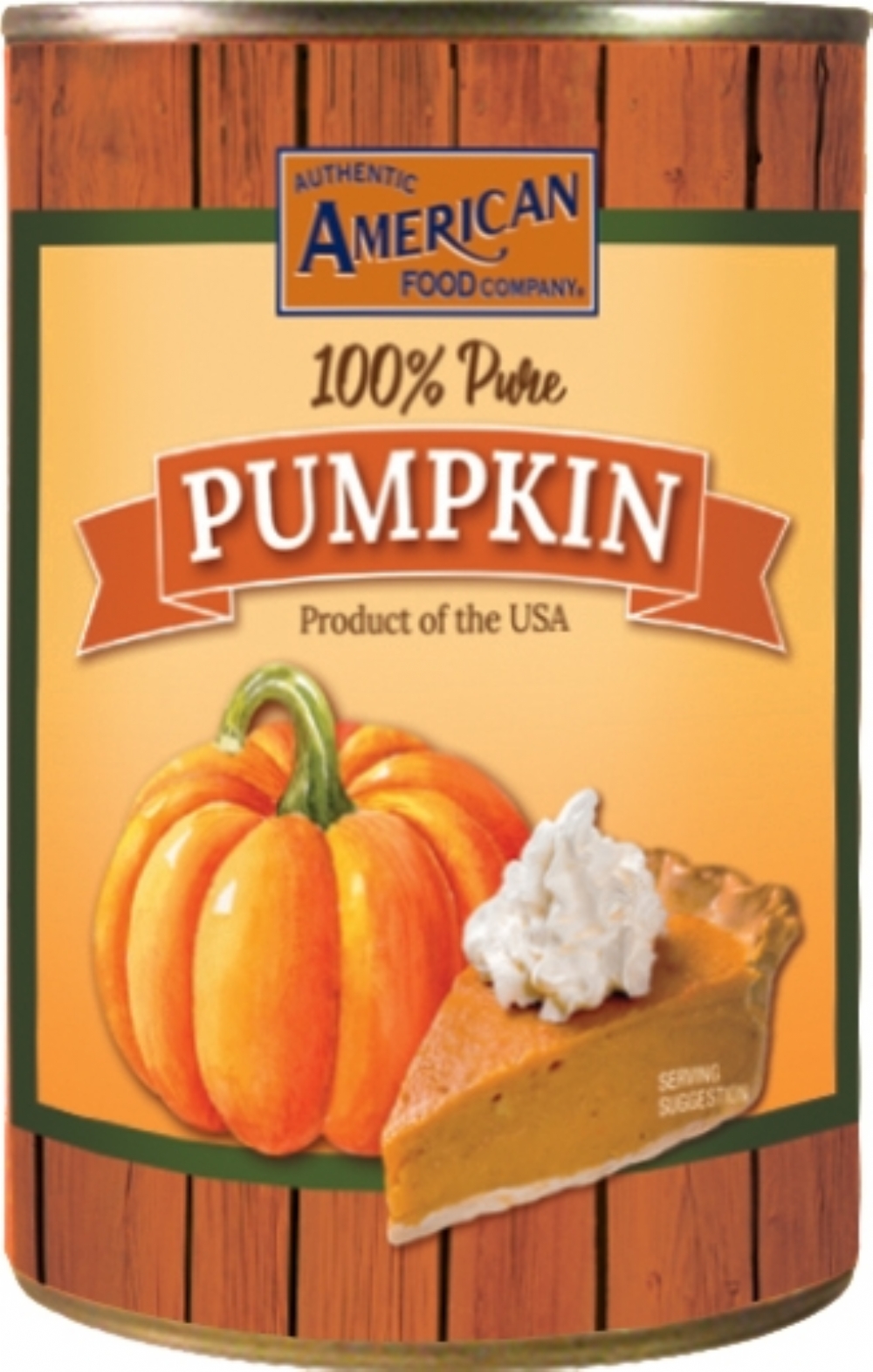 AUTHENTIC AMERICAN FOOD CO. 100% Pure Pumpkin 425g