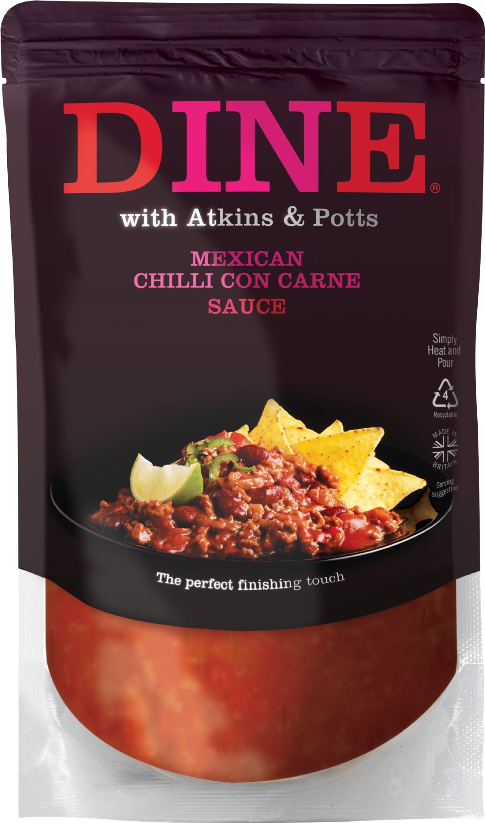 ATKINS & POTTS Chilli Con Carne Sauce 350g