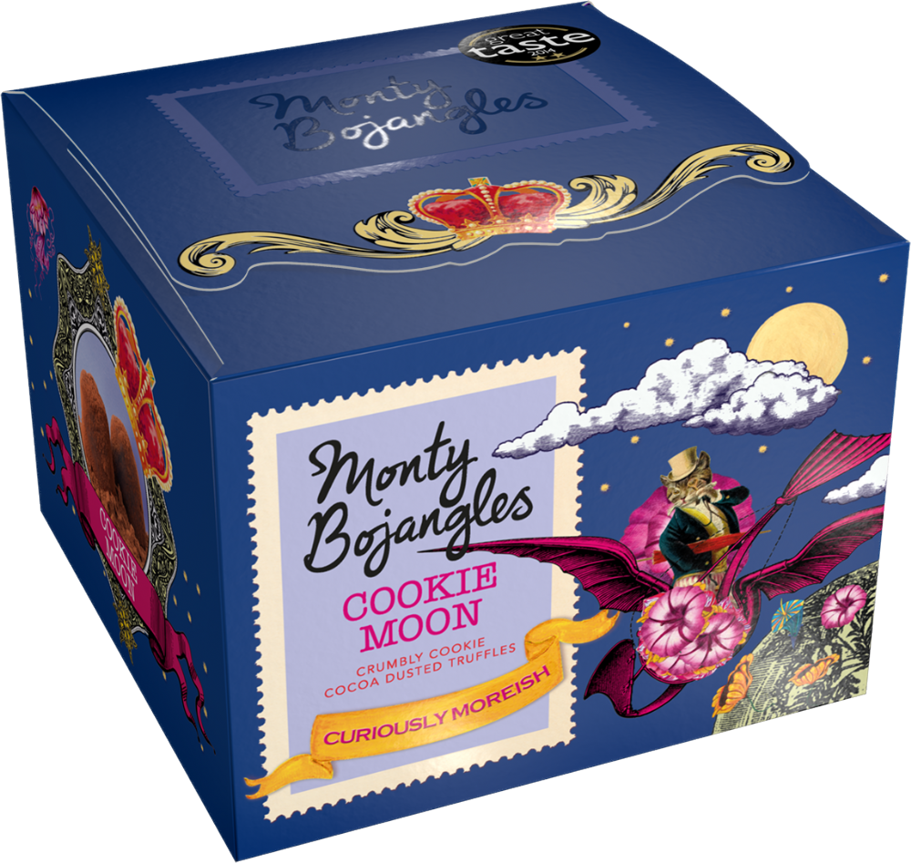 MONTY BOJANGLES Cookie Moon Cocoa Dusted Truffles 150g