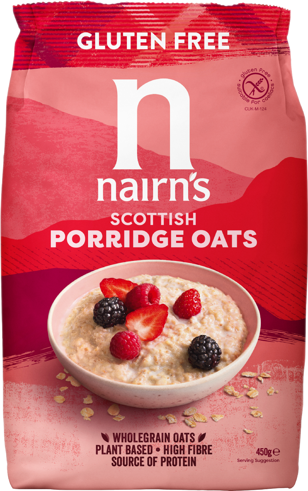 NAIRN'S Gluten Free Scottish Porridge Oats - Bag 450g
