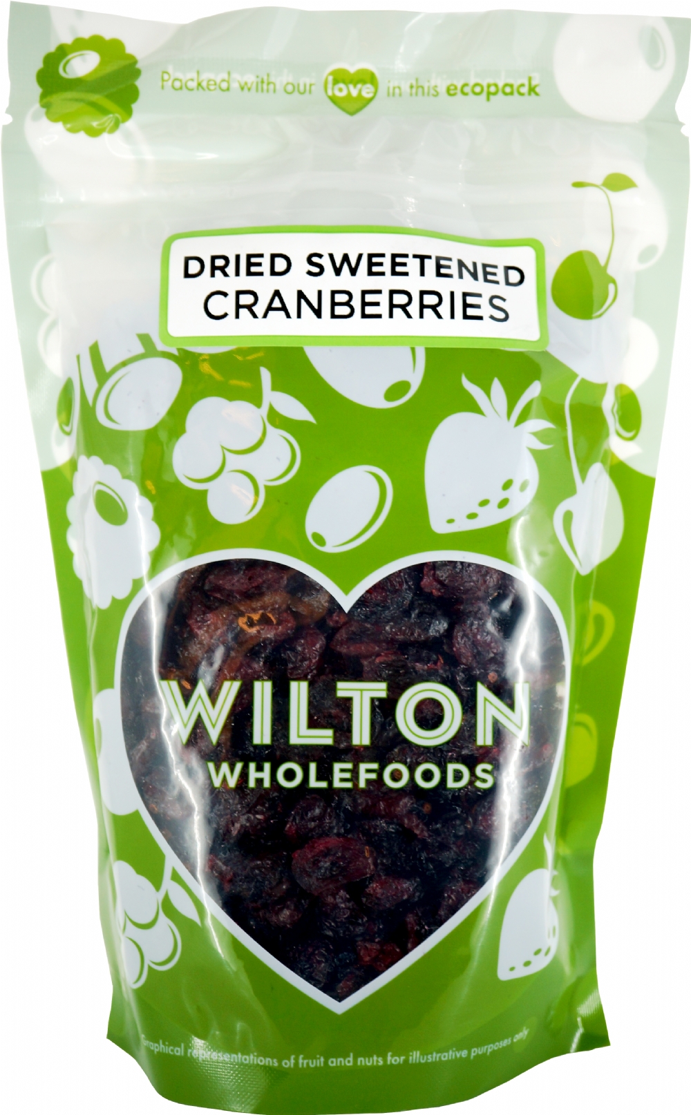 WILTON Dried Sweetened Cranberries 100g