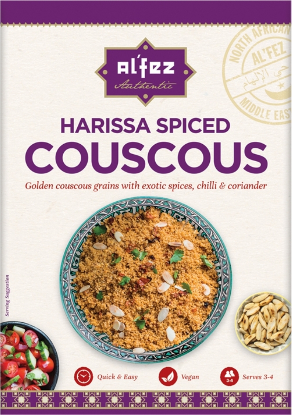 AL' FEZ Harissa Spiced Couscous 200g (5034444113243)
