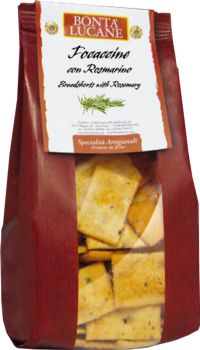 BONTA LUCANE Focaccine - Breadshorts with Rosemary 250g