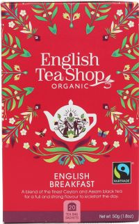 ENGLISH TEA SHOP 20 English Breakfast Sachets 50g