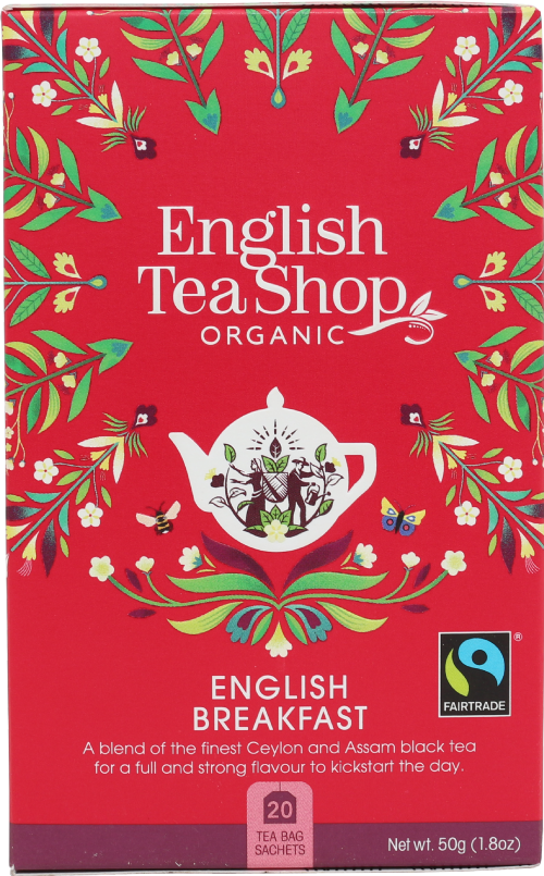 ENGLISH TEA SHOP 20 English Breakfast Sachets 50g