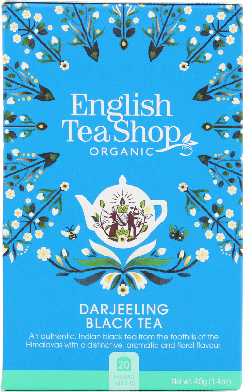 ENGLISH TEA SHOP 20 Darjeeling Black Tea Sachets 40g