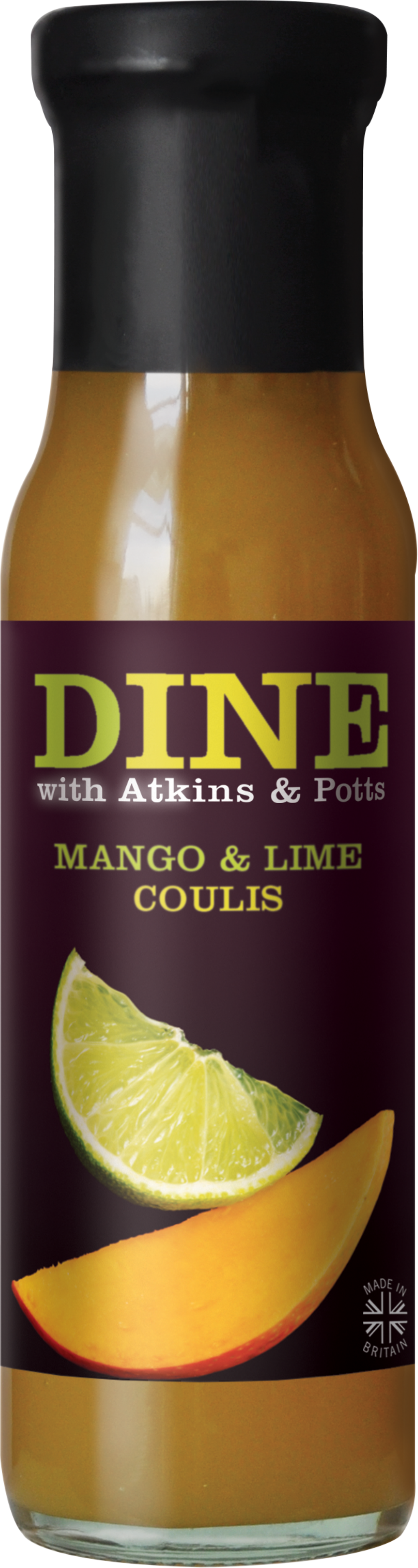 ATKINS & POTTS Mango & Lime Coulis 250g
