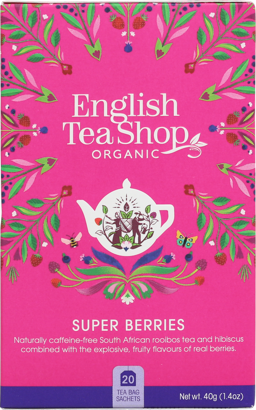 ENGLISH TEA SHOP 20 Super Berries Sachets 40g